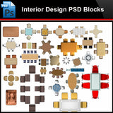 ★Photoshop PSD Blocks-Interior Design PSD Blocks-Desk & Chair PSD Blocks V6 - Architecture Autocad Blocks,CAD Details,CAD Drawings,3D Models,PSD,Vector,Sketchup Download
