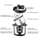 COOKJOY YBW60 - 100 Stainless Steel Electric Pressure Cooker