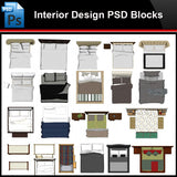★Photoshop PSD Blocks-Interior Design PSD Blocks-Bed PSD Blocks - Architecture Autocad Blocks,CAD Details,CAD Drawings,3D Models,PSD,Vector,Sketchup Download