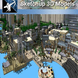 ★★Sketchup 3D Models--Big Scale Business Architecture Sketchup Models 09 - Architecture Autocad Blocks,CAD Details,CAD Drawings,3D Models,PSD,Vector,Sketchup Download