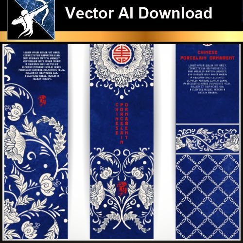 ★Vector Download AI-Chinese Design Elements V.10 - Architecture Autocad Blocks,CAD Details,CAD Drawings,3D Models,PSD,Vector,Sketchup Download