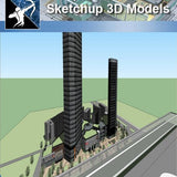 ★★Sketchup 3D Models--Big Scale Business Architecture Sketchup Models 11 - Architecture Autocad Blocks,CAD Details,CAD Drawings,3D Models,PSD,Vector,Sketchup Download
