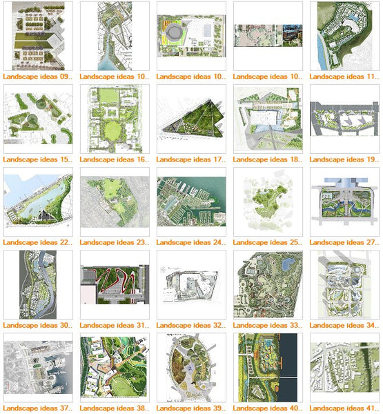 ★Top 100 Landscape Design Ideas V.1 - Architecture Autocad Blocks,CAD Details,CAD Drawings,3D Models,PSD,Vector,Sketchup Download