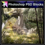 Photoshop PSD Landscape -Landscape presentation concept psd V.18 - Architecture Autocad Blocks,CAD Details,CAD Drawings,3D Models,PSD,Vector,Sketchup Download