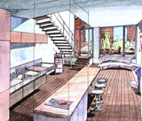 ★Architectural Hand Drawings by Famous Architects V.1 - Architecture Autocad Blocks,CAD Details,CAD Drawings,3D Models,PSD,Vector,Sketchup Download