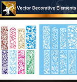 ★Vector Decoration Design Elements V.22-Download Illustration AI Vector Files - Architecture Autocad Blocks,CAD Details,CAD Drawings,3D Models,PSD,Vector,Sketchup Download