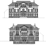 ★【Villa CAD Design,Details Project V.1-England Royal Style】Chateau,Manor,Mansion,Villa@Autocad Blocks,Drawings,CAD Details,Elevation - Architecture Autocad Blocks,CAD Details,CAD Drawings,3D Models,PSD,Vector,Sketchup Download