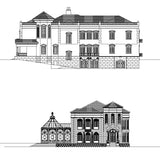 ★【Villa CAD Design,Details Project V.7-British George Style】Chateau,Manor,Mansion,Villa@Autocad Blocks,Drawings,CAD Details,Elevation - Architecture Autocad Blocks,CAD Details,CAD Drawings,3D Models,PSD,Vector,Sketchup Download