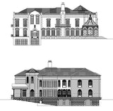 ★【Villa CAD Design,Details Project V.7-British George Style】Chateau,Manor,Mansion,Villa@Autocad Blocks,Drawings,CAD Details,Elevation - Architecture Autocad Blocks,CAD Details,CAD Drawings,3D Models,PSD,Vector,Sketchup Download