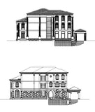 ★【Villa CAD Design,Details Project V.5-French Riviera Style】Chateau,Manor,Mansion,Villa@Autocad Blocks,Drawings,CAD Details,Elevation - Architecture Autocad Blocks,CAD Details,CAD Drawings,3D Models,PSD,Vector,Sketchup Download