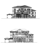 ★【Villa CAD Design,Details Project V.5-French Riviera Style】Chateau,Manor,Mansion,Villa@Autocad Blocks,Drawings,CAD Details,Elevation - Architecture Autocad Blocks,CAD Details,CAD Drawings,3D Models,PSD,Vector,Sketchup Download