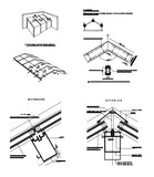 【CAD Details】Steel Roof Section CAD Details - Architecture Autocad Blocks,CAD Details,CAD Drawings,3D Models,PSD,Vector,Sketchup Download