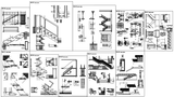 【CAD Details】Stair Design CAD Details - Architecture Autocad Blocks,CAD Details,CAD Drawings,3D Models,PSD,Vector,Sketchup Download