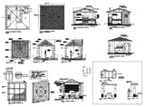 【CAD Details】Minecraft small detailed house - Architecture Autocad Blocks,CAD Details,CAD Drawings,3D Models,PSD,Vector,Sketchup Download