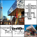 【Famous Architecture Project】Ontario College of Art and Design University-CAD Drawings - Architecture Autocad Blocks,CAD Details,CAD Drawings,3D Models,PSD,Vector,Sketchup Download