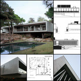 【Famous Architecture Project】House in Cascais-Eduardo Souto de Moura-Architectural CAD Drawings - Architecture Autocad Blocks,CAD Details,CAD Drawings,3D Models,PSD,Vector,Sketchup Download