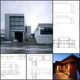 【Famous Architecture Project】Casa matsumoto planos - Tadao Ando-Architectural CAD Drawings - Architecture Autocad Blocks,CAD Details,CAD Drawings,3D Models,PSD,Vector,Sketchup Download