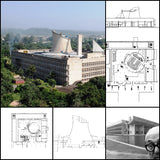 【Famous Architecture Project】Le Corbusier-Palace of Assembly-Architectural CAD Drawings - Architecture Autocad Blocks,CAD Details,CAD Drawings,3D Models,PSD,Vector,Sketchup Download