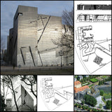 【Famous Architecture Project】Judisches Museum-Architectural CAD Drawings - Architecture Autocad Blocks,CAD Details,CAD Drawings,3D Models,PSD,Vector,Sketchup Download