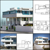 【Famous Architecture Project】Lovell Beach House--Rudolf Schindler-Architectural CAD Drawings - Architecture Autocad Blocks,CAD Details,CAD Drawings,3D Models,PSD,Vector,Sketchup Download