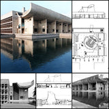 【Famous Architecture Project】Palace of Assemble-Le Corbusier-Architectural CAD Drawings - Architecture Autocad Blocks,CAD Details,CAD Drawings,3D Models,PSD,Vector,Sketchup Download