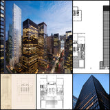 【Famous Architecture Project】Seagram Building-Mies van der Rohe-Architectural CAD Drawings - Architecture Autocad Blocks,CAD Details,CAD Drawings,3D Models,PSD,Vector,Sketchup Download