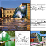 【Famous Architecture Project】Staatsgalerie Stuttgart-Architectural CAD Drawings - Architecture Autocad Blocks,CAD Details,CAD Drawings,3D Models,PSD,Vector,Sketchup Download