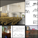 【Famous Architecture Project】Steven Holl-St. Lgnatius-Architectural CAD Drawings - Architecture Autocad Blocks,CAD Details,CAD Drawings,3D Models,PSD,Vector,Sketchup Download