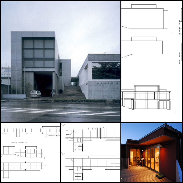 【World Famous Architecture CAD Drawings】Casa matsumoto planos - Tadao Ando - Architecture Autocad Blocks,CAD Details,CAD Drawings,3D Models,PSD,Vector,Sketchup Download