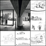 【World Famous Architecture CAD Drawings】Edificio amministrativo Pohjola-Alvar Aalto - Architecture Autocad Blocks,CAD Details,CAD Drawings,3D Models,PSD,Vector,Sketchup Download