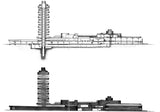 【Famous Architecture Project】SC Johnson Administration Building and Research Tower-Frank Lloyd Wright-Architectural CAD Drawings - Architecture Autocad Blocks,CAD Details,CAD Drawings,3D Models,PSD,Vector,Sketchup Download