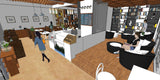 💎【Sketchup Architecture 3D Projects】Coffee Shop Sketchup 3D Models - Architecture Autocad Blocks,CAD Details,CAD Drawings,3D Models,PSD,Vector,Sketchup Download