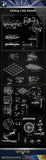 【Ceiling Details】Ceiling Design Details 2 - Architecture Autocad Blocks,CAD Details,CAD Drawings,3D Models,PSD,Vector,Sketchup Download