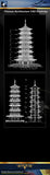 ★Chinese Architecture CAD Drawings-Tower,Temple - Architecture Autocad Blocks,CAD Details,CAD Drawings,3D Models,PSD,Vector,Sketchup Download