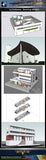 ★Famous Architecture -24 Kinds of Le Corbusier Sketchup 3D Models - Architecture Autocad Blocks,CAD Details,CAD Drawings,3D Models,PSD,Vector,Sketchup Download