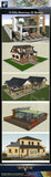 ★Sketchup 3D Models-13 Types os Villa Sketchup 3D Models - Architecture Autocad Blocks,CAD Details,CAD Drawings,3D Models,PSD,Vector,Sketchup Download