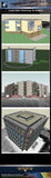 ★Famous Architecture -7 Kinds of Louis Kahn Sketchup 3D Models - Architecture Autocad Blocks,CAD Details,CAD Drawings,3D Models,PSD,Vector,Sketchup Download