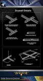 【Wall Details】Drywall Details - Architecture Autocad Blocks,CAD Details,CAD Drawings,3D Models,PSD,Vector,Sketchup Download