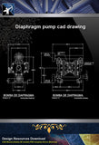 【Sanitations Details】Diaphragm pump cad drawing - Architecture Autocad Blocks,CAD Details,CAD Drawings,3D Models,PSD,Vector,Sketchup Download