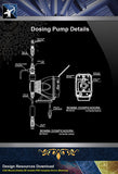 【Sanitations Details】Dosing Pump Details - Architecture Autocad Blocks,CAD Details,CAD Drawings,3D Models,PSD,Vector,Sketchup Download