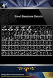 【Free Steel Structure Details】Steel Structure CAD Details 6 - Architecture Autocad Blocks,CAD Details,CAD Drawings,3D Models,PSD,Vector,Sketchup Download