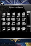 【Kitchen Details】Detail drawing of kitchen design drawing - Architecture Autocad Blocks,CAD Details,CAD Drawings,3D Models,PSD,Vector,Sketchup Download