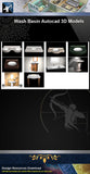 ★AutoCAD 3D Models-Wash basin Autocad 3D Models - Architecture Autocad Blocks,CAD Details,CAD Drawings,3D Models,PSD,Vector,Sketchup Download