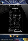 【Free Foundation Details】Foundation Details - Architecture Autocad Blocks,CAD Details,CAD Drawings,3D Models,PSD,Vector,Sketchup Download