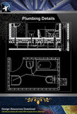 【Free Sanitations Details】Plumbing Details - Architecture Autocad Blocks,CAD Details,CAD Drawings,3D Models,PSD,Vector,Sketchup Download