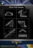 【Roof Details】Free Roof Details 1 - Architecture Autocad Blocks,CAD Details,CAD Drawings,3D Models,PSD,Vector,Sketchup Download