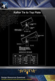 【Free Architecture Details】Rafter Tie to Top Plate - Architecture Autocad Blocks,CAD Details,CAD Drawings,3D Models,PSD,Vector,Sketchup Download
