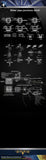 【Sanitations Details】Water pipe junctions detail - Architecture Autocad Blocks,CAD Details,CAD Drawings,3D Models,PSD,Vector,Sketchup Download