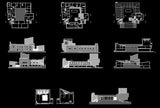 【World Famous Architecture CAD Drawings】 Town Council-Alvar Aalto - Architecture Autocad Blocks,CAD Details,CAD Drawings,3D Models,PSD,Vector,Sketchup Download
