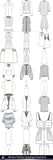 ★Women Fashion Drawings Download  V.1-Women Dresses,Tops,Skirts,Shoes Design Drawings - Architecture Autocad Blocks,CAD Details,CAD Drawings,3D Models,PSD,Vector,Sketchup Download